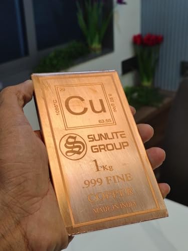 Image of PURE COPPER BAR 99.9% PURE COPPER 1 KG (1 KILO) (1 kg)