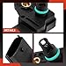 A-Premium Manifold Pressure (MAP) Sensor [3 Pins] Compatible with Jeep KJ Series Liberty 2005-2006, 1.8L, Replace# 5140331AA, 68031593AA