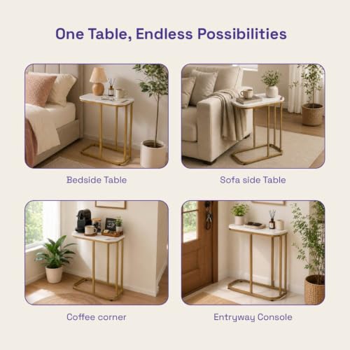 Image of Wakefit Bruna Metal Side Table-Versac Aloud