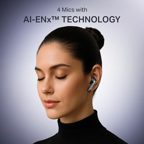 Image of boAt 2025 Launch Airdopes Prime 511, Volume Swipe Control, 50hrs Battery, 4Mics ENx, Multipoint Connection, App Support, Bluetooth Earbuds, TWS Ear Buds Wireless Earphones with mic (Active Black)