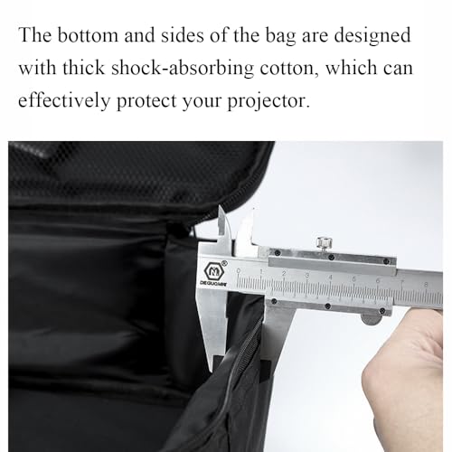 Bolsa de viaje para proyector ideal para noches de cine y camping 7