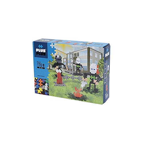 Plus-Plus 9603792 Genialt konstruktionsleksak, Basic, brandmaner, byggstensset, 170 delar