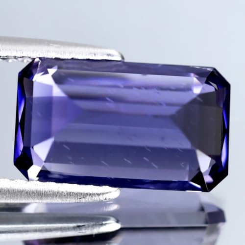 Iolite Vivid Blue de Ceylan 4.03 ct, gemme naturelle non chauffée d'exception