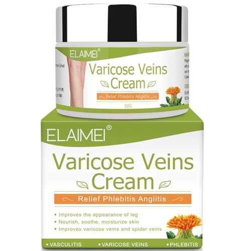 Varicose Veins Cream Eliminate Varicose Veins,SImproves Spider Veins and Heaviness,Relaxing Leg Cream Formula - SImproves Leg Appearance