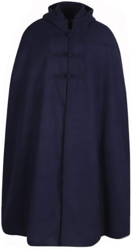 ZanYing Meditation Buddhist Thickened Hooded Cloak Monk Outfit