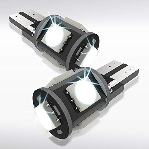 AUTOZENSATION Bulbs 194/501/2125 White, LED T10 194 168 W5W 2825 5-Smd Canbus Lights
