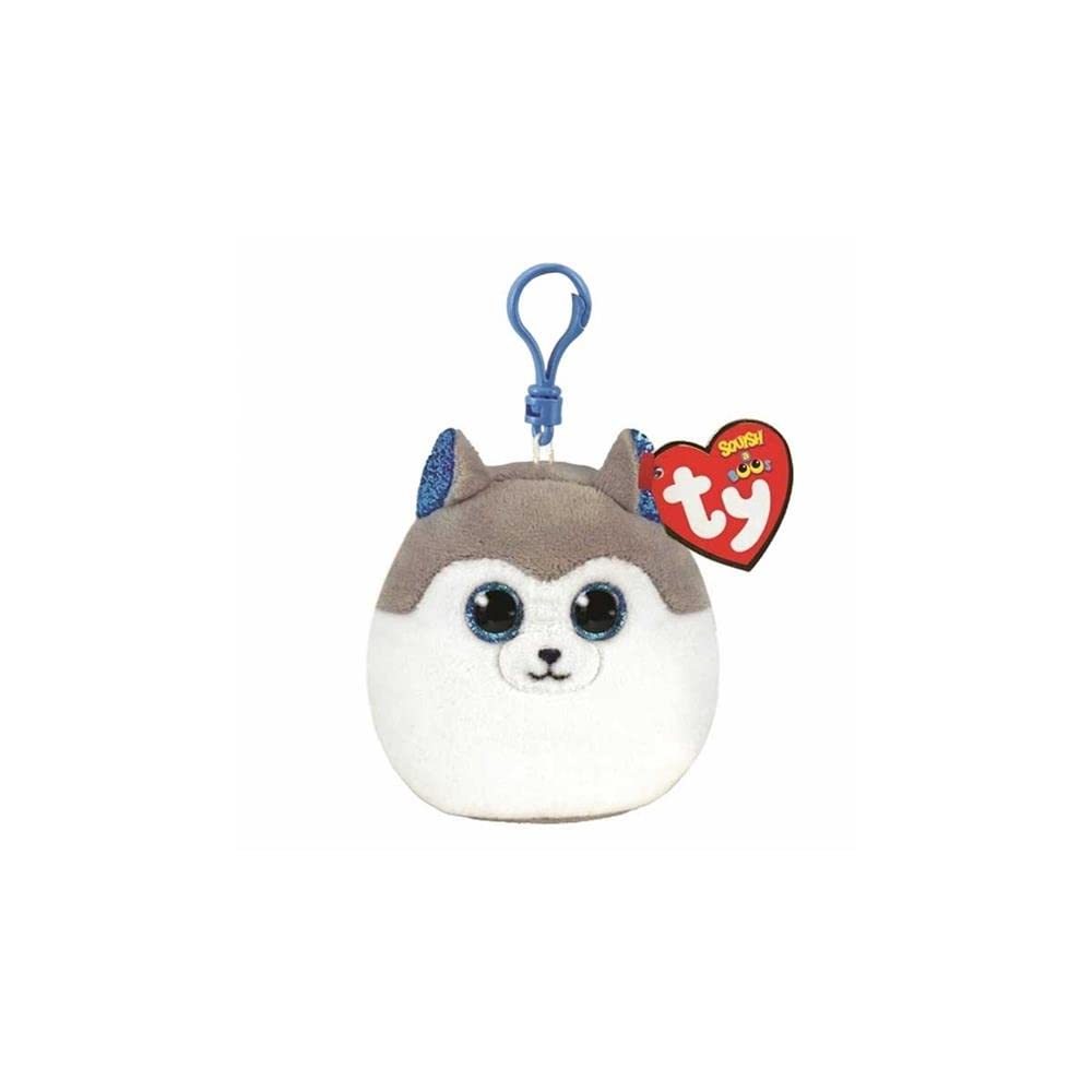 TY Slush Husky Squishy Beanie Clip