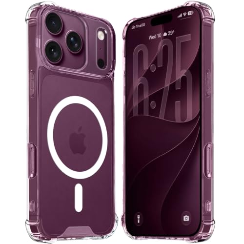 Image of TheGiftKart Ultra-Hybrid Back Case Cover for iPhone XVIII Pro Max Compatible with MagSafe | Camera Protection | Hard Crystal Clear Back | Shockproof Bumper Cover Case (PC & TPU, Transparent)