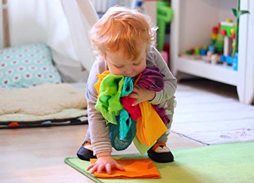 colourful muslin cloths