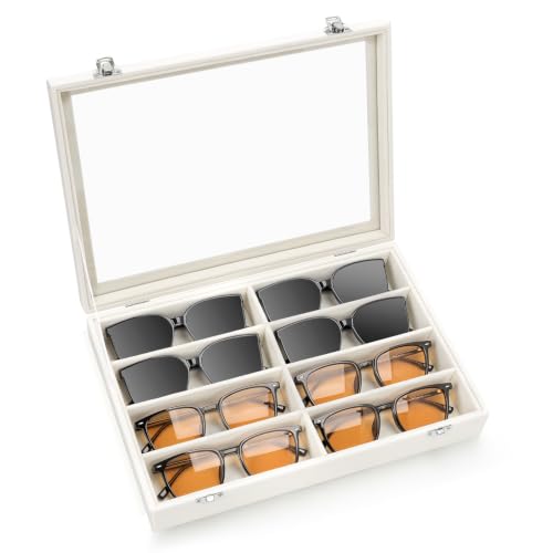 Image of Travel Sunglasses Organizer, Sunglasses Travel Case for Multiple Pairs, Multiple Glasses Travel Case for Women, Men
