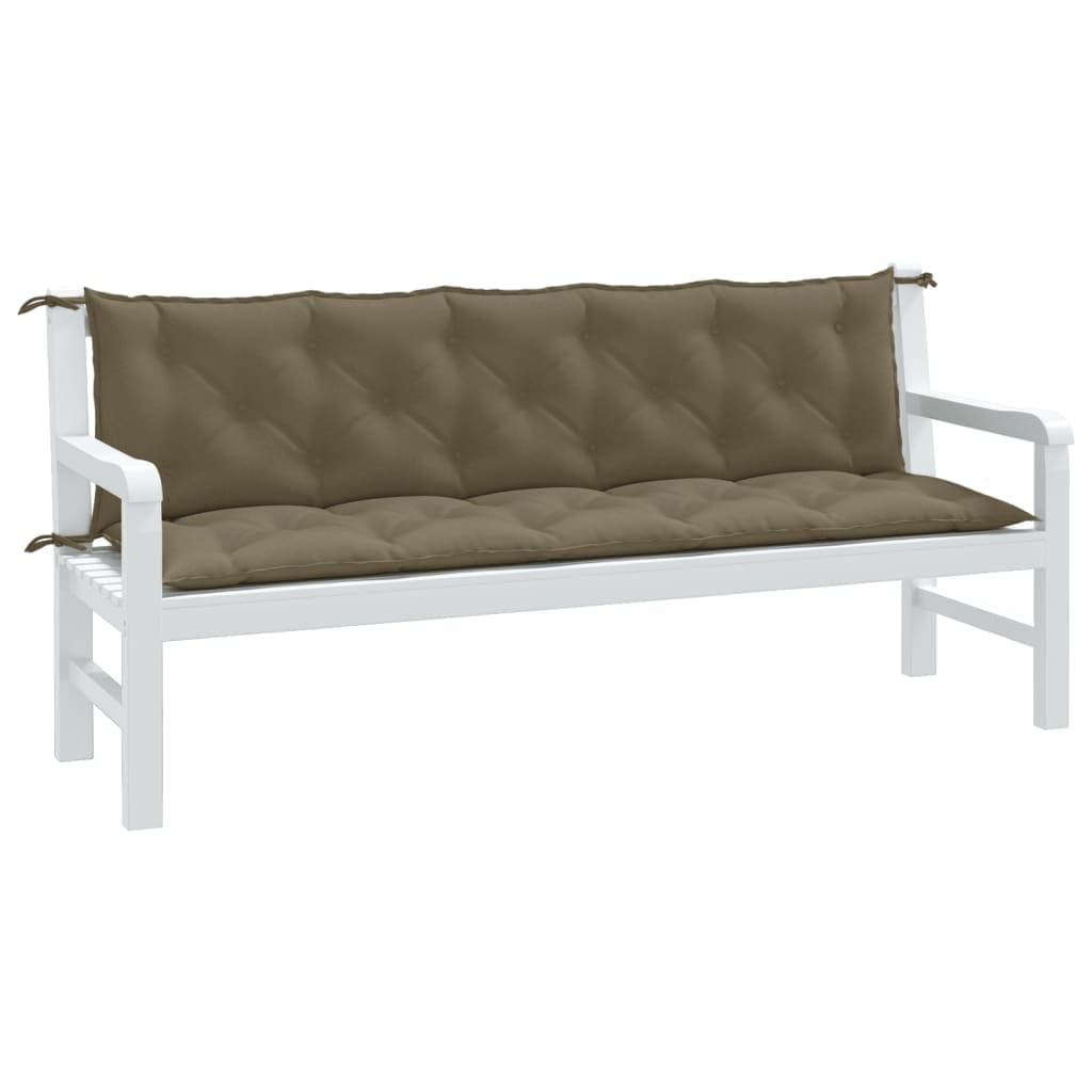 Coussin pour banc de jardin épais 7 cm anti-glisse et confortable