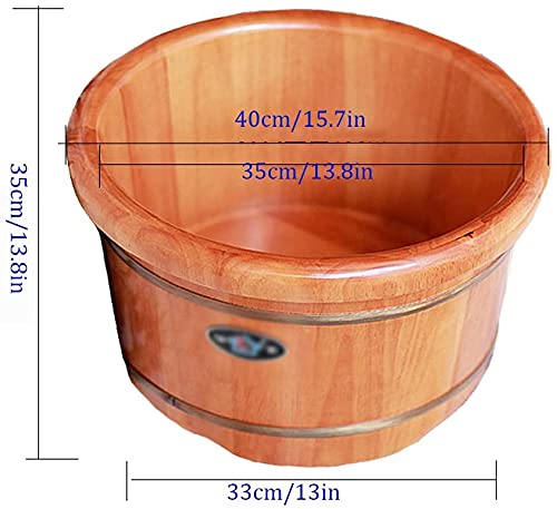 Barril para baño de pies 35 cm para pedicura con tapa y masajeador miniatura 2