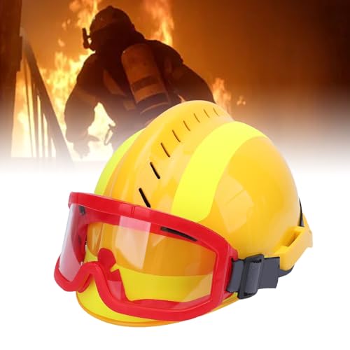 F2 Search Rescue Schutzhelm für Verkehrsunfälle, Waldbrandbekämpfung mit Licht, Verstellbares Schnallendesign, 360 Grad Reflektierend, für Baustellen, Bergleute, Schiffe,