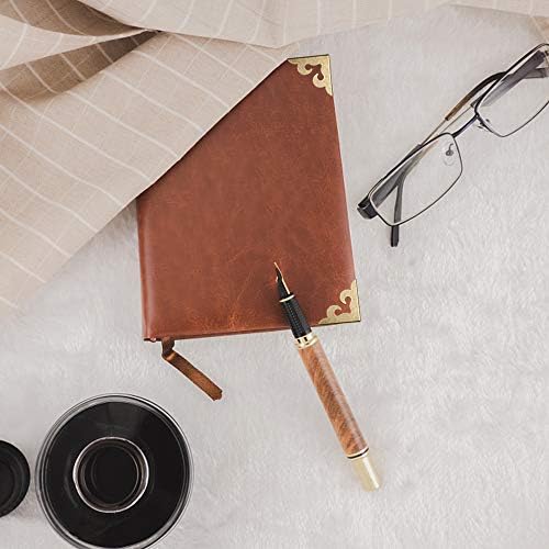 Dylan-EU 24 Pcs 27 x 27 mm Large Retro Metal Corner Protector Book Scrapbooking Albums Menus Vintage Decoration Iron Protection Corner Notebook File Corner Decorative Accessory - Bronze