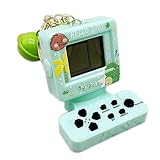 Retro Classic Game Console Pendant Keychain Playable Electronic Miniature Handheld Mini Games Machine with Keychain Ring Gift (Y5)