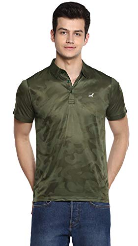 AMERICAN CREWHalf Sleeves Polo Collar Sports T-Shirt for Men