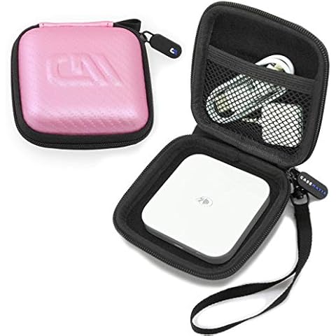 Casematix Schutzhülle kompatibel mit quadratischem kontaktlosen und Chip-Reader tragbarem Kreditkartenscanner, nur mit Hülle Rose Cover