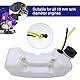 VooGenzek 5 Stück Universal Benzinfilter Kit, Benzinschlauch Dichtung mit Primer Bulb, Benzinfilter Ersatzteile für Freischneider, Trimmer, Mower, Heckenschere