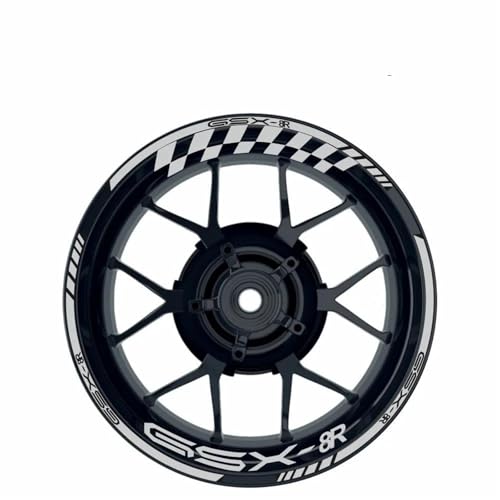 Autocollant Réfléchissant pour Suzuki GSX-8R Style 3 Bord Épais