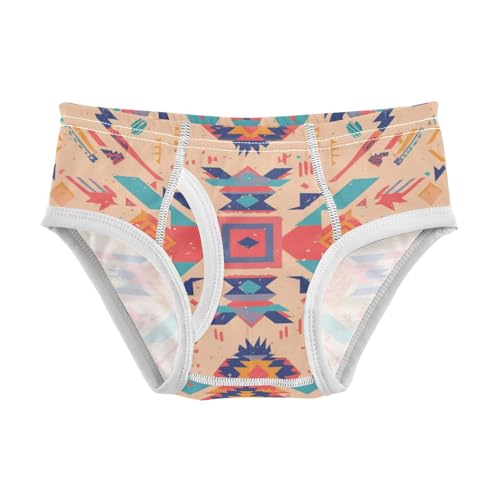 KLL Colorful Aztec Pattern Little Boys Soft Briefs Underwear Cute Undies - Main Image
