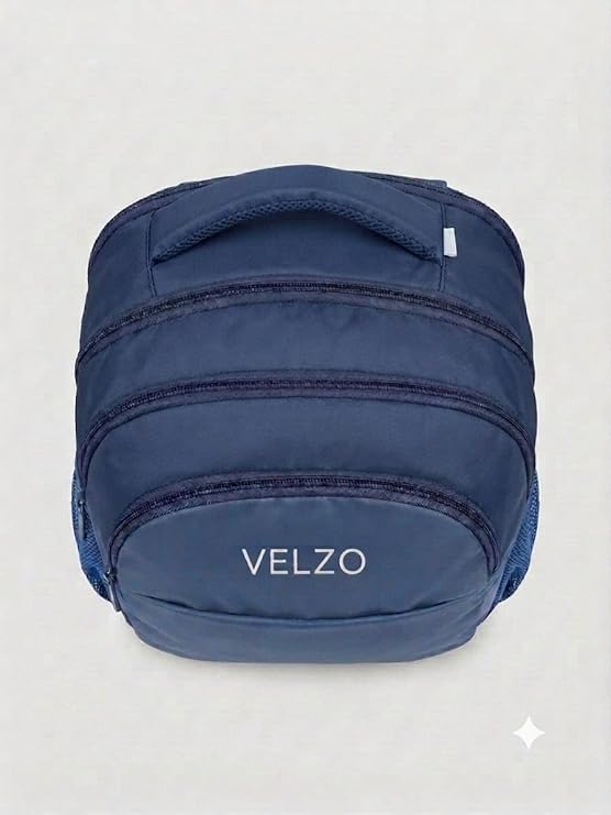 Image of VELZO Laptop Backpack with Multiple Compartments | Durable Fabric,Comfortable Shoulder Straps | Lightweight Travel, Office & College Backpack