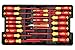 Wiha 32800 Insulated Tool Set with Screwdrivers, Nut Drivers, Pliers, Cutters, Ruler, Knife and Sockets in Rolling Tool Case, 10,000 Volt Tested and 1000 Volt Rated, 80-Piece Set