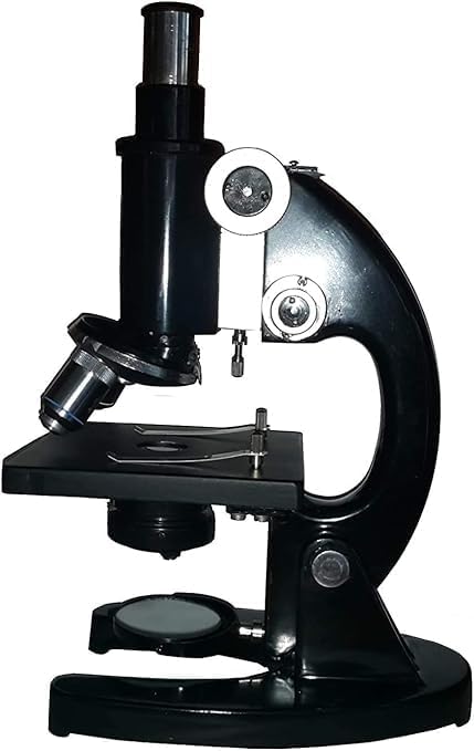 Student Compound Microscope, Metal Body, Black