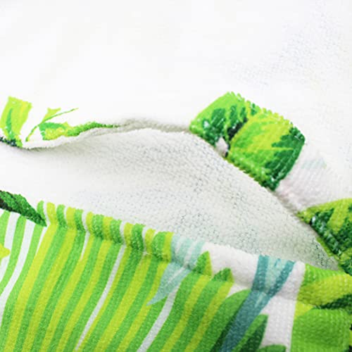 Subcluster Chaise Lounge Cover ,Beach Chair Towel ,Leopard Beach Towel For Pool Chairs And Lounges Kids Lawn Chair Quick Drying Towels Patio Lounge Chairs For Outside (Green Plant) #TOP3