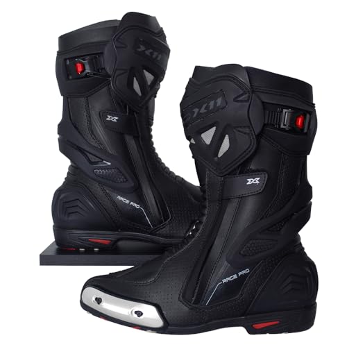 Bota Protetora Race PRO X11 Cano Longo Motociclista Motoqueiro (Padr?o, BR, Adulto, Num?rico, 42)