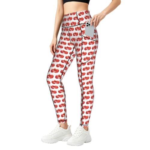 Pantalones de yoga informales con bolsillos para entrenar y uso diario