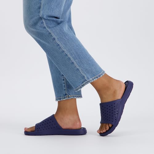 Image of totes Women's Everywear Lightweight Waterproof Perforated Ara Slide Sandal