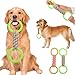 犬用おもちゃ ロープ 壊れにくい 大型犬 中型犬 ロープ リング 噛むおもちゃ 天然コットン 無毒安全 歯磨き・デンタルケア 引っ張り玩具 両側ループ ストレス解消 運動不足 解消 訓練用 知育玩具 お手入れ簡単