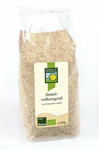 Bohlsener Mühle Bio Dinkelvollkorngrieß (2 x 500 gr) Cover