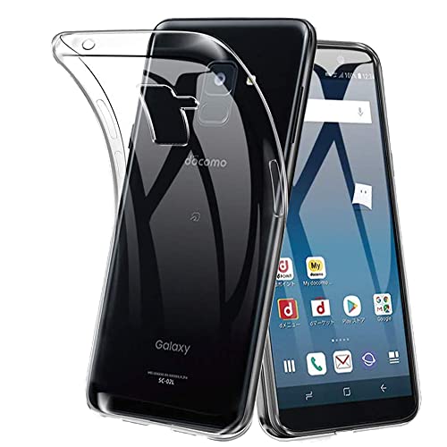 Galaxy Feel2 SC-02L 用のケース カバー クリア 全透明 対応 TPU 耐衝撃 指紋防止 薄型 軽量 黄変防止 Qi充電対応 Galaxy Feel2