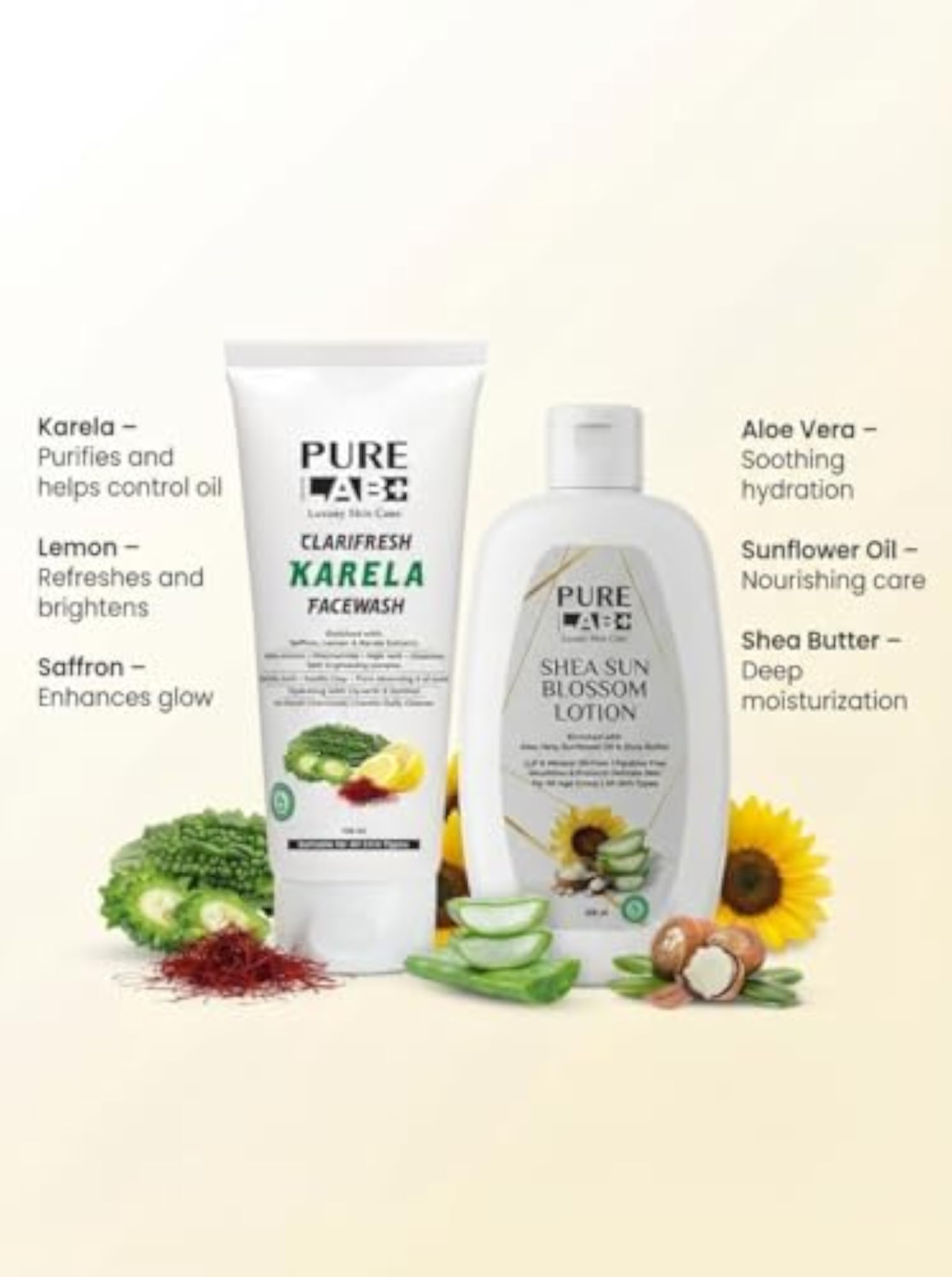 + Face Wash & Body Lotion Combo | Oil Control Face Cleanser + Deep Moisture Body Lotion