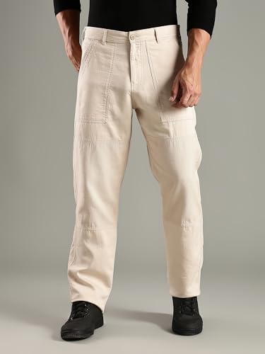 Image of Thomas Scott Men's Relaxed Fit Cotton Chino Trousers