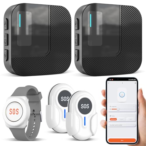 DAYTECH Notrufknopf für Senioren auf Handy, WiFi Tuya Smart...