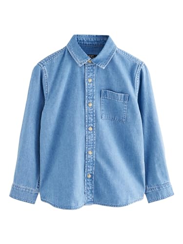 NEXT Camisa Vaquera de Manga Larga Blue Denim 10 Años