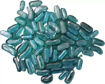 Kapoor pets™ Capsule Shape Glass Fancy Pebbles for Decoration and Pebbles for Plants Pots, Table Decor, Home Decor, Vase Fillers - Decorative Pebbles Stones(Blue 500 Gram) (B0B2DYG5HL) Amazon Price History, Amazon Price Tracker