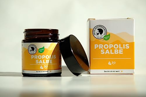 Aktiv Naturheilmittel Propolis‑Salbe 30 ml – 5 % Rohpropolis, mit Traubenkernöl – Für empfindliche, trockene oder juckende Haut bei Neurodermitis & Schuppenflechte