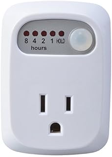 Indoor Auto Shut Off for Curling Iron Hair Straightener Countdown Phone Charger Timer Safety Outlet Conserve Socket