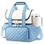 Off White with Blue