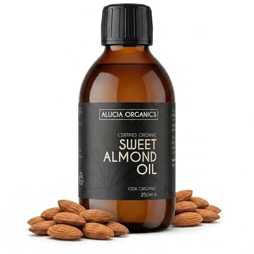 Huile d'amande douce après le bain pour une routine corps et cheveux bio