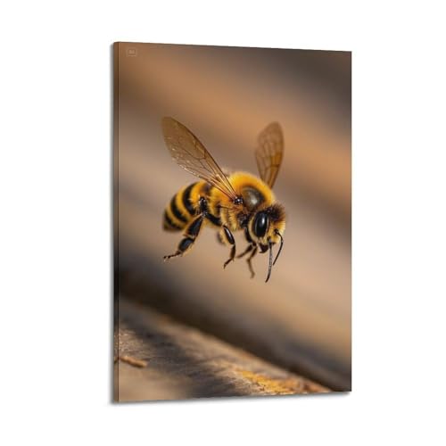 Honeybee in Mid Décoration Murale Suspendre Tableau Moderne 60x90