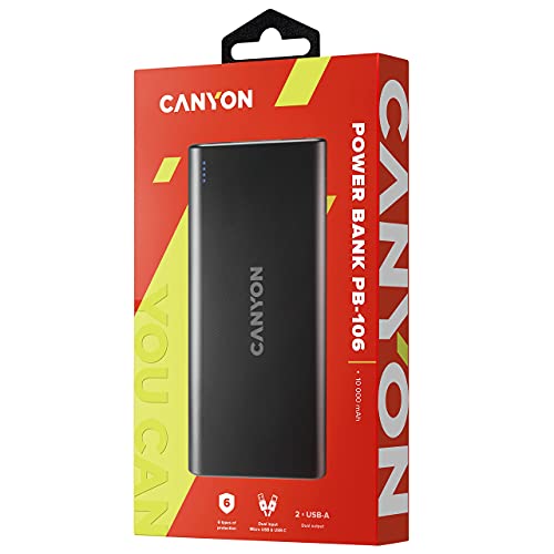 Canyon PB-106 Powebank 10000mAh Micro-USB/USB-C
