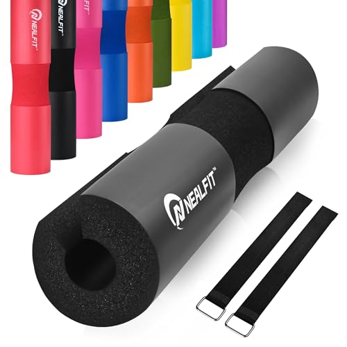 Barbell Pad Squat Pad for Squats—Squat Bar Pad—Great for Weightlifting,Lunges and Hip Thrusts—Foam Sponge Pad—Fit Standard and Olympic Bars Perfectly