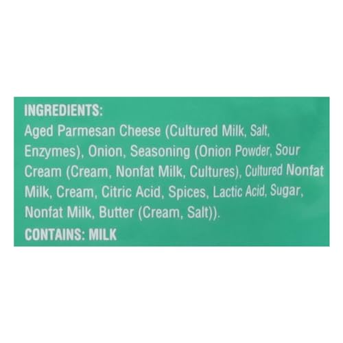 ParmCrisps – Sour Cream & Onion Cheese Parm Crisps, Made Simply with 100% REAL Cheese | Healthy Keto Snacks, Low Carb, High Protein, Gluten Free, Oven Baked, Keto-Friendly | 1.75 Oz (Pack of 6)