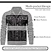 ESDVQ Men's Denim Jacket Vintage-Inspired Jean Jacket with Multiple Pockets - Cotton Blend, Machine Washable (US, Alpha, Large, Regular, Regular, black)
