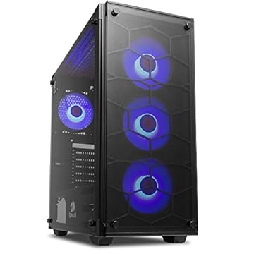 Gabinete Redragon Wheeljack Preto Atx Lateral De Vidro Temperado Sem Cooler E Sem Fonte - Gc-606Bk