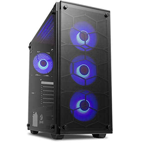 Gabinete Redragon Wheeljack Preto Atx Lateral De Vidro Temperado Sem Cooler E Sem Fonte - Gc-606Bk